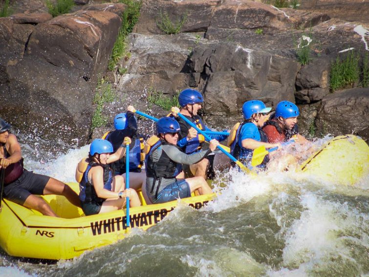 White water rafting in Columbus, Georgia